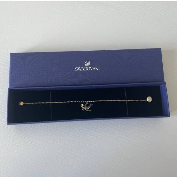 Swarovski Remix Collection Tarot Magic Bird Bracelet Large Dark Multi - Picture 5 of 11